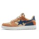 A Bathing Ape Sta Sk8 Low Brown Blue Women Men Bape Shoes