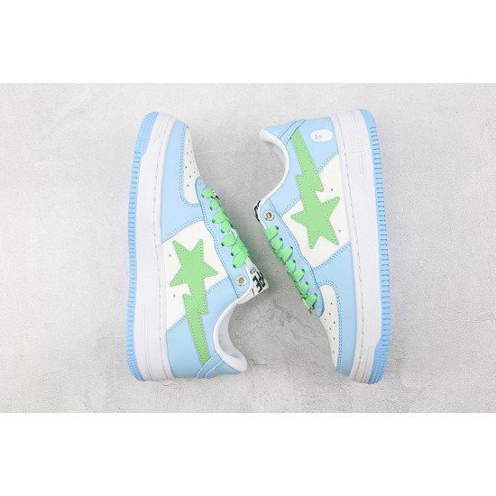 A Bathing Ape LOW BLUE WHITE 1H70-291-005 Bape Shoes