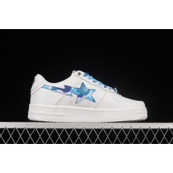 A Bathing Ape LOW BLUE WHITE SHOES 1H20-191-045 Bape Shoes