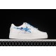 A Bathing Ape LOW BLUE WHITE SHOES 1H20-191-045 Bape Shoes