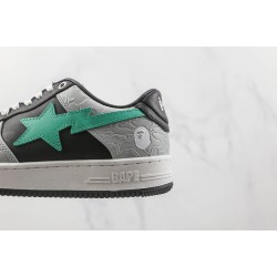 A Bathing Ape LOW SHOES BLACKCYAN-BLUEGREY 1H70-291-002 Bape Shoes