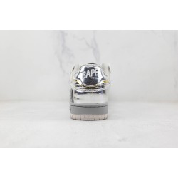 A Bathing Ape LOW SHOES SILVER Bape Shoes