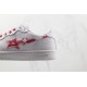 A Bathing Ape LOW SHOES White Red Bape Shoes