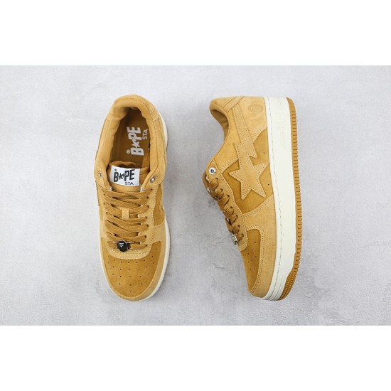 A Bathing Ape LOW WHEATWHEAT 1H70-191-004 Bape Shoes