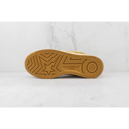 A Bathing Ape LOW WHEATWHEAT 1H70-191-004 Bape Shoes