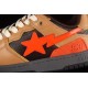 A Bathing Ape SK8 TO NIGO LIGHT BROWNBLACKRED 1H80-291-021 Bape Shoes