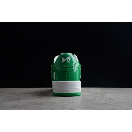 A Bathing Ape TOKYO LOW WHITEGREENWHITE 1H70-191-001 Bape Shoes