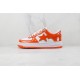 A Bathing Ape WHITE ORANGE 1H70-191-001 Bape Shoes