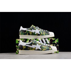 A Bathing Ape X SUPERSTAR 80S ABC CAMO CLOUD WHITE GZ8981 Bape Shoes