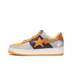  A Bathing Ape LOW BROWNLIGHT GREYWHITE-ORANGE 1H70-191-002 Bape Shoes