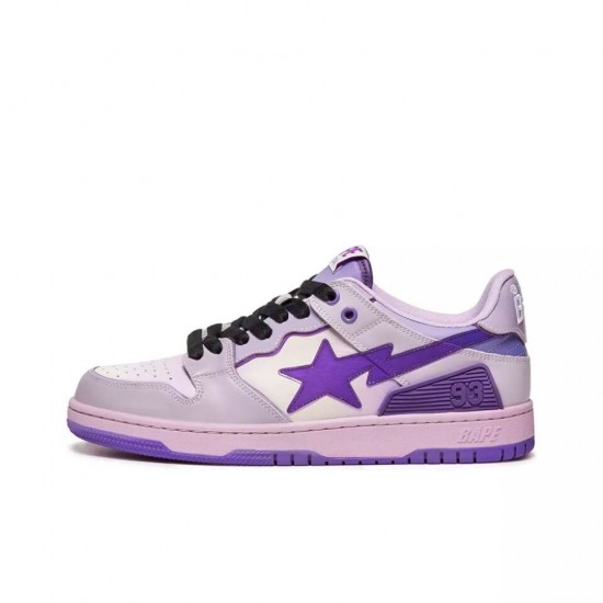 A Bathing Ape LOW PURPLE 1I30-191-003 Bape Shoes