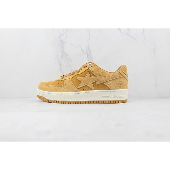 A Bathing Ape LOW WHEATWHEAT 1H70-191-004 Bape Shoes