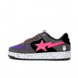 A Bathing Ape SK8 TO NIGO BLACKPURPLEPINK Bape Shoes