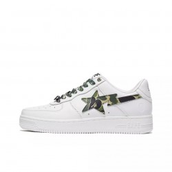 A Bathing Ape TO LOW WHITE GREEN 1H20-191-045 Bape Shoes