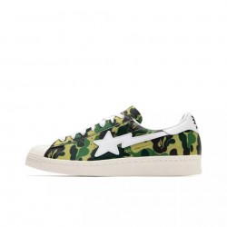 A Bathing Ape X SUPERSTAR 80S ABC CAMO CLOUD WHITE GZ8981 Bape Shoes