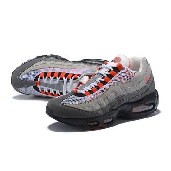 Air Max 95 OG Grey Red AT2865-100 Mens Sneakers