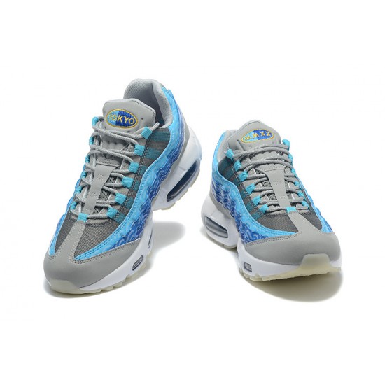 Air Max 95 TT Blue Grey White CW7992-001 Mens Sneakers