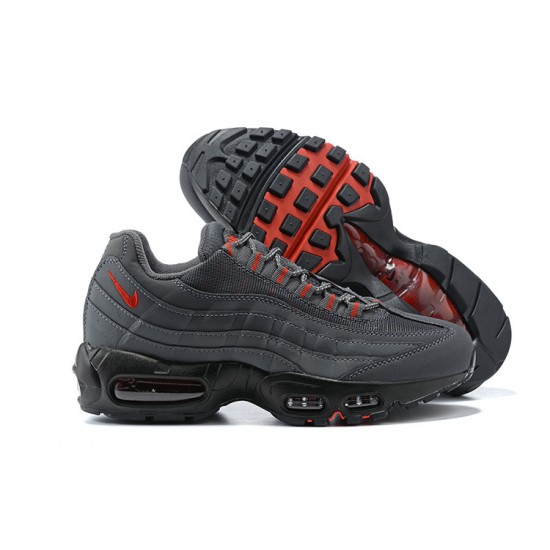 Air Max 95 TT Grey Red and Black Mens Sneakers