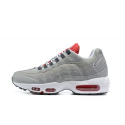 Air Max 95 TT Grey White and Red Mens Sneakers 