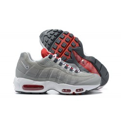 Air Max 95 TT Grey White and Red Mens Sneakers 