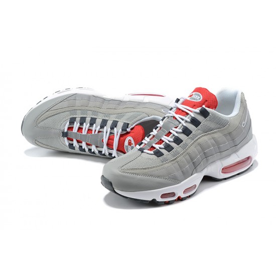 Air Max 95 TT Grey White and Red Mens Sneakers