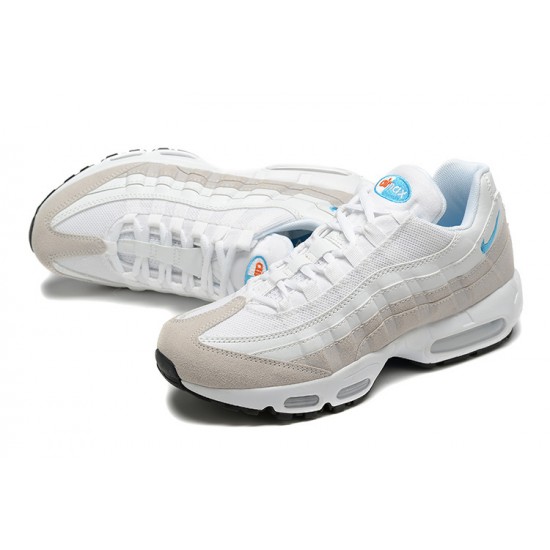 Air Max 95 TT White Blue DJ9981-100 Mens Sneakers