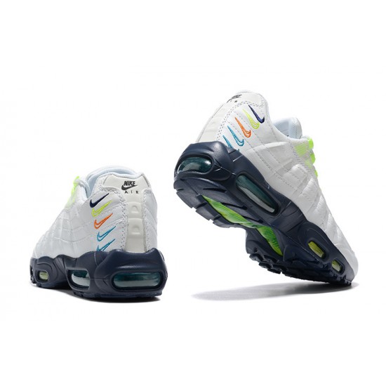 Air Max 95 TT White Blue DX1819-100 Mens Sneakers