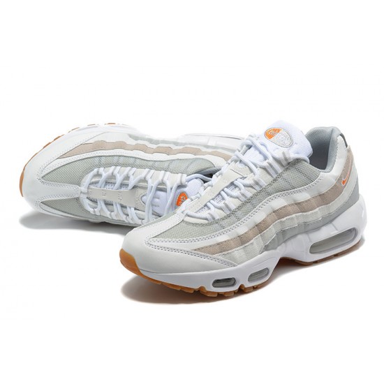 Air Max 95 TT White Grey and Orange DM0011-100  Mens Sneakers