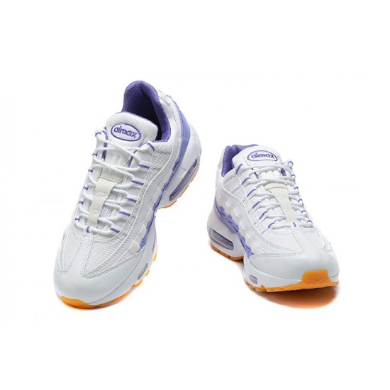 Air Max 95 TT White Purple DM0011-101 Mens Sneakers