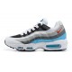 Air Max 95 TT White Red Black CV6971-100 Mens Sneakers