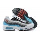 Air Max 95 TT White Red Black CV6971-100 Mens Sneakers