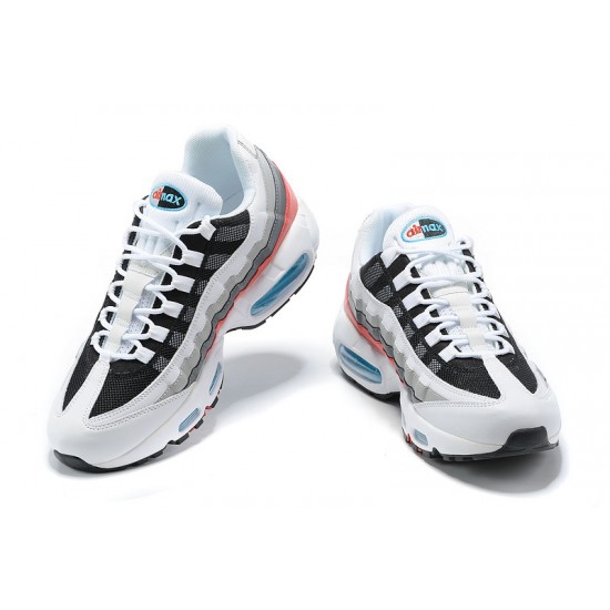 Air Max 95 TT White Red Black CV6971-100 Mens Sneakers