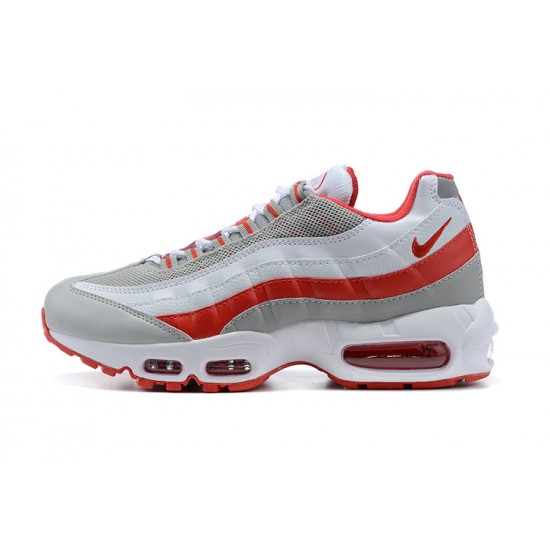 Air Max 95 TT White Red and Grey Mens Sneakers