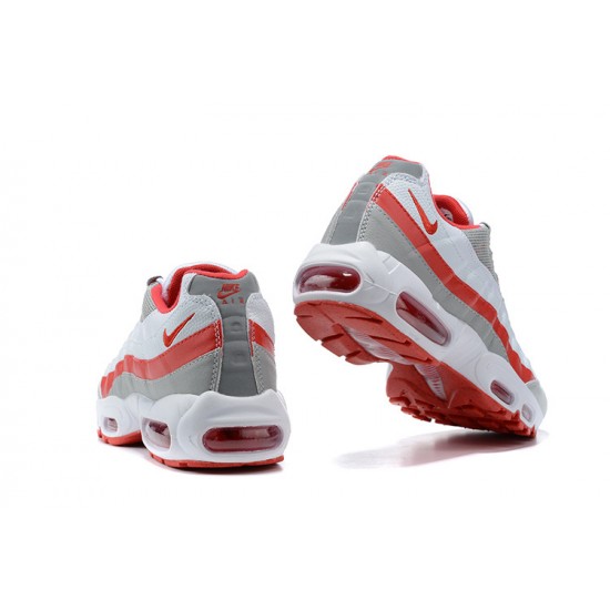 Air Max 95 TT White Red and Grey Mens Sneakers