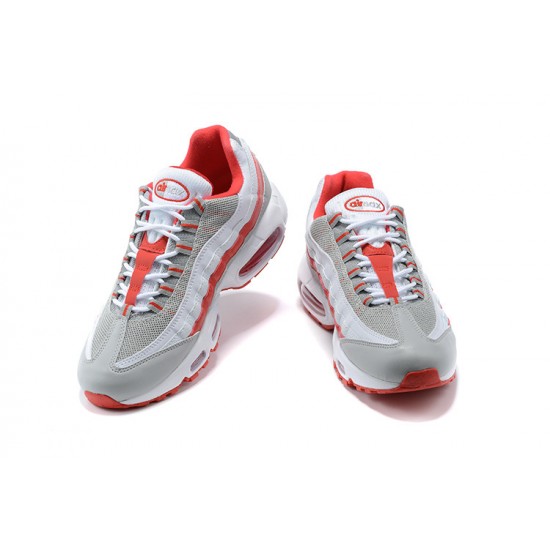 Air Max 95 TT White Red and Grey Mens Sneakers