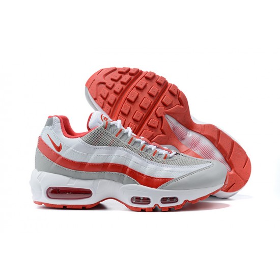 Air Max 95 TT White Red and Grey Mens Sneakers