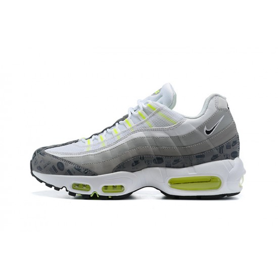 Air Max 95 TT White and Grey Mens Sneakers