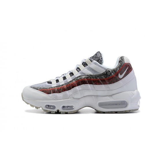 Air Max 95 TT White and Red Mens Sneakers