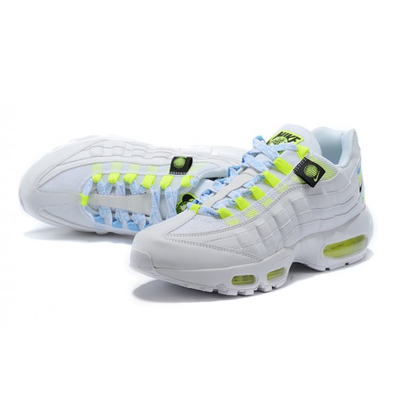 Air Max 95 TT Worldwide White Yellow CV9030-100 W/M Sneakers