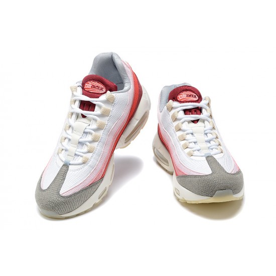 Air Max Plus White Red Mens Sneakers