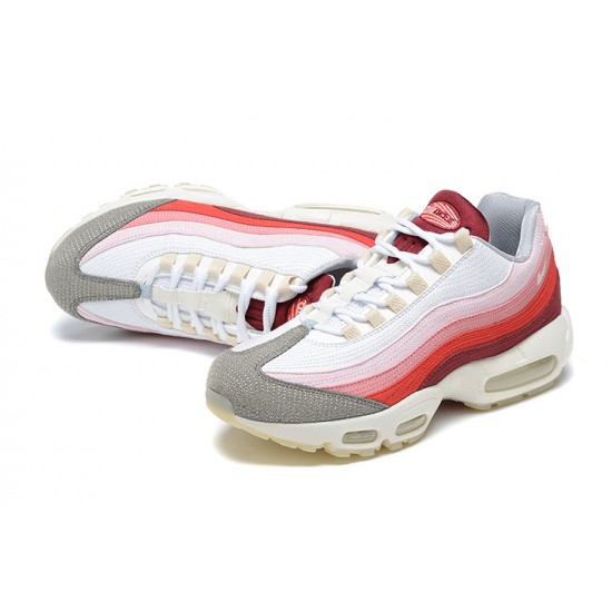 Air Max Plus White Red Mens Sneakers