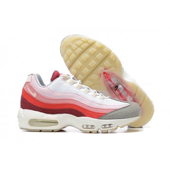 Air Max Plus White Red Mens Sneakers