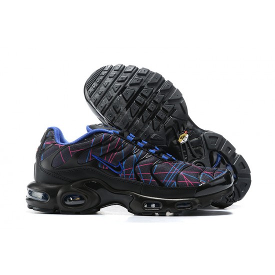 Air Max Plus Tn Black Blue AQ9979-400 Mens Sneakers