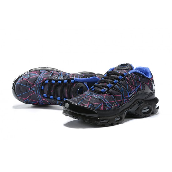 Air Max Plus Tn Black Blue AQ9979-400 Mens Sneakers