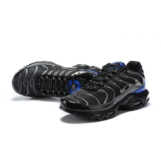 Air Max Plus Tn Black Blue CW2646-001 Mens Sneakers