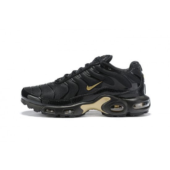 Air Max Plus Tn Black Gold 852630-001 Mens Sneakers