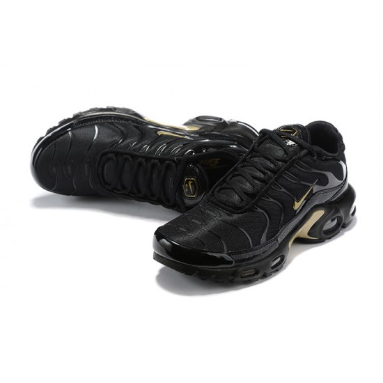 Air Max Plus Tn Black Gold 852630-001 Mens Sneakers