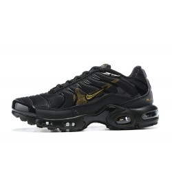 Air Max Plus Tn Black Gold Mens Sneakers