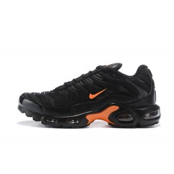 Air Max Plus Tn Black Orange Mens Sneakers