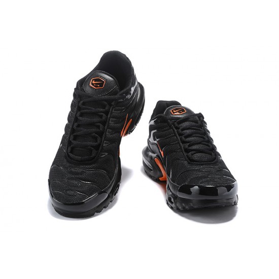 Air Max Plus Tn Black Orange Mens Sneakers